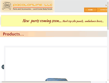 Tablet Screenshot of pacolonline.com